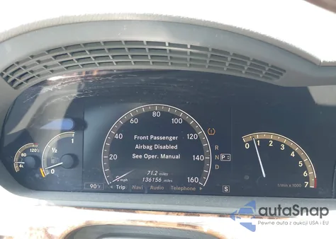 2009 Mercedes-Benz S 550 4Matic from USA, damaged, VIN WDDNG86X19A249859